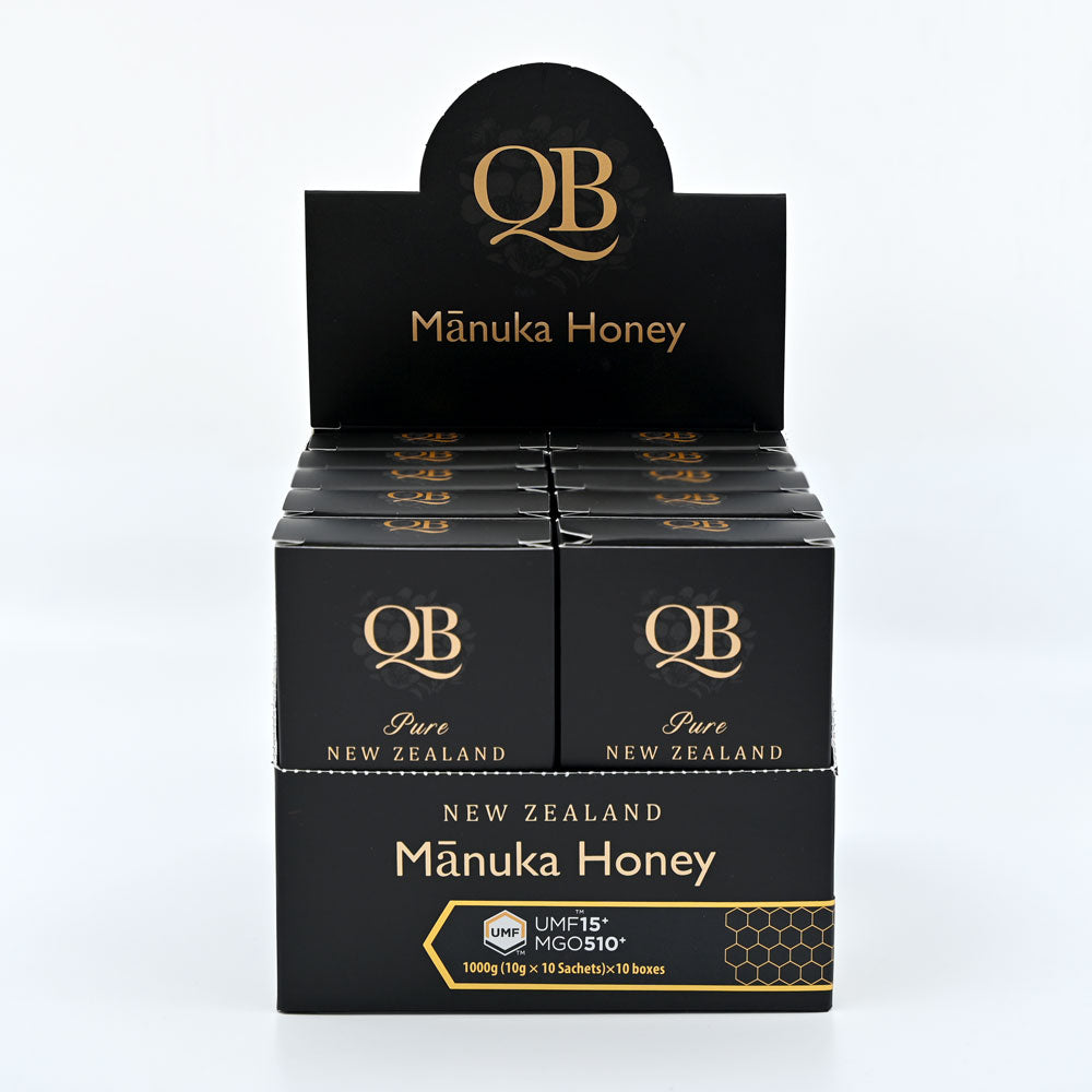 UMF™15+ MGO 510+ QB Manuka Honey Sachets