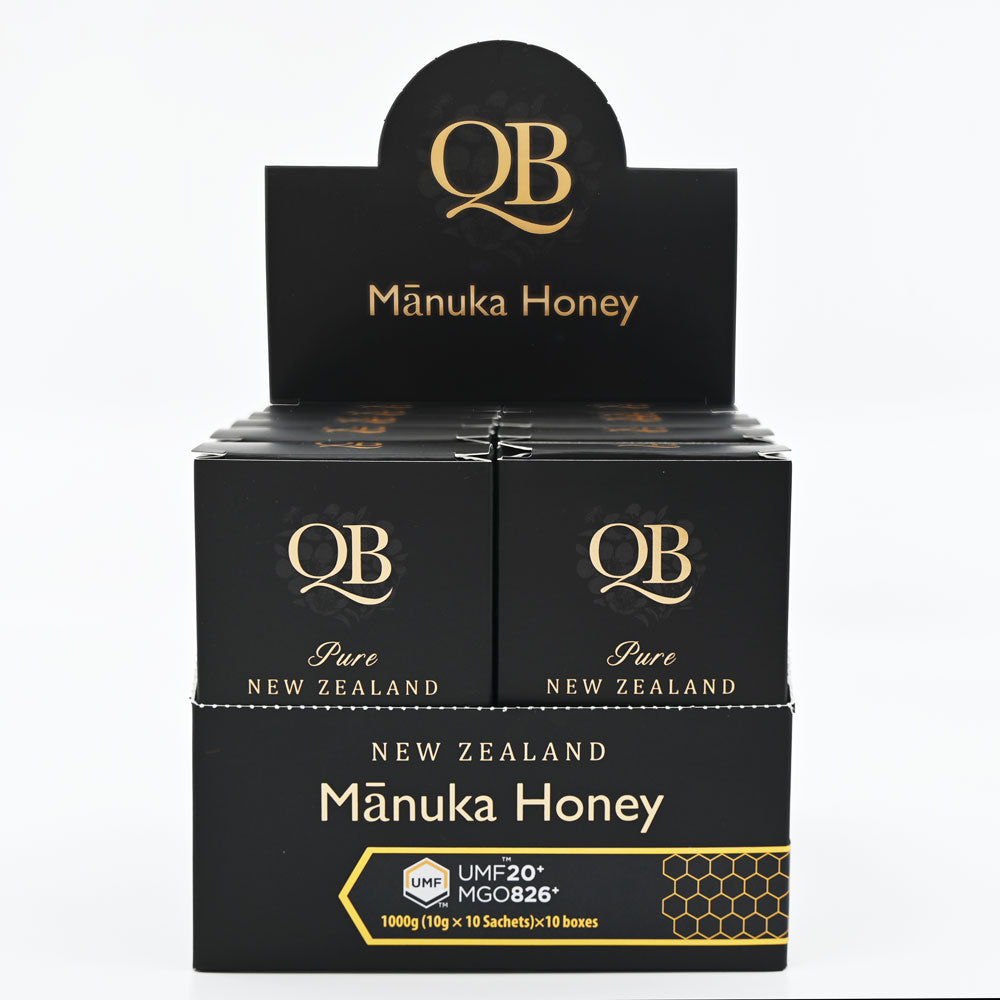 UMF™20+ MGO 826+ QB Manuka Honey Sachets